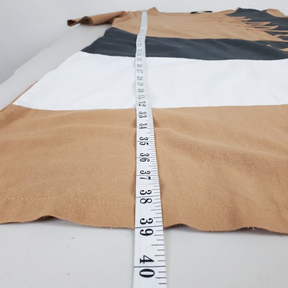 Zanzea Colour Spliced Cotton Summer Dress - Picture 6 of 13